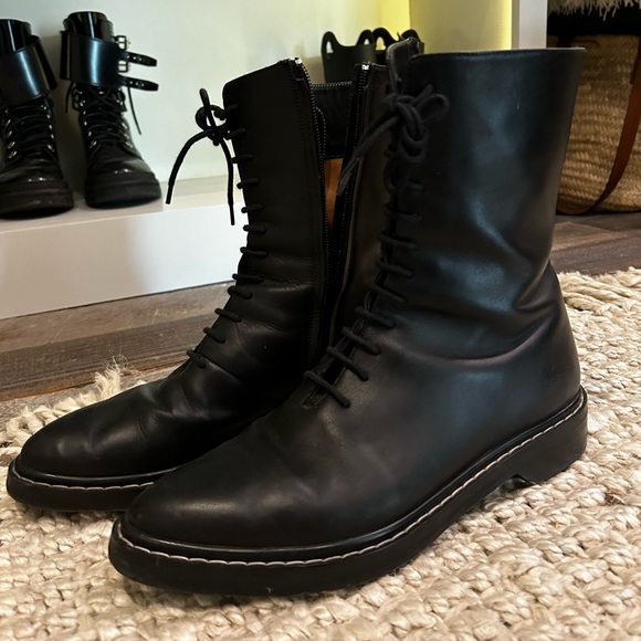 The row fara black lace the row boots - Picture 6 of 8